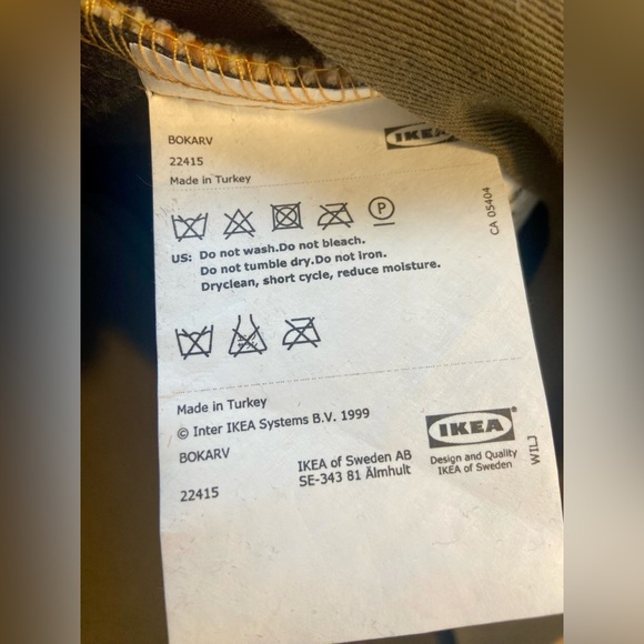 IKEA Bokarv Orange Tapestry Recycled Turkish Wool Rug Pillow Case Carpet Cover - Picture 7 of 7